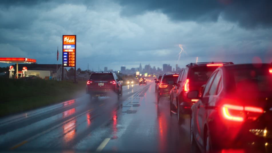 Memorial Day Travel Disrupted By Gas Prices & Storms