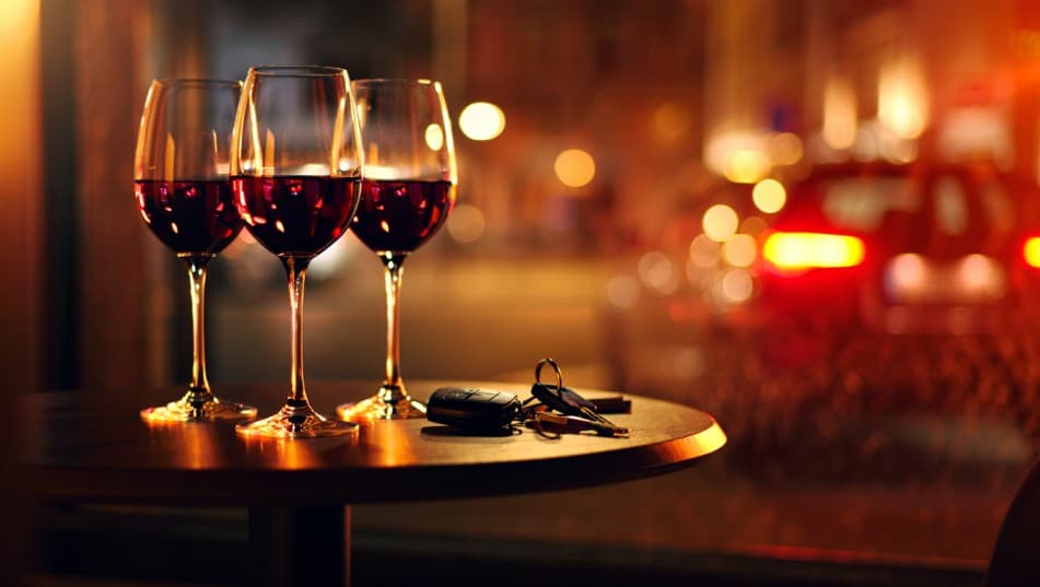 Warner Alert: 3 Glasses of Wine Before Driving