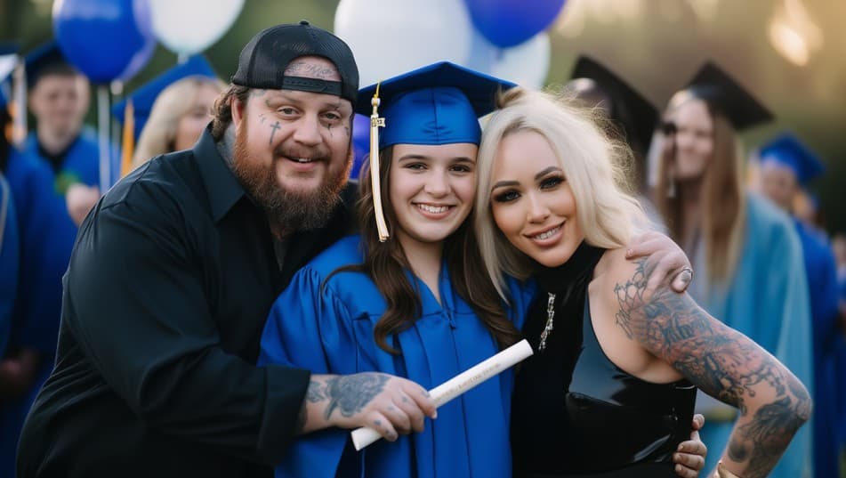 Jelly Roll Celebrates Daughter's Graduation